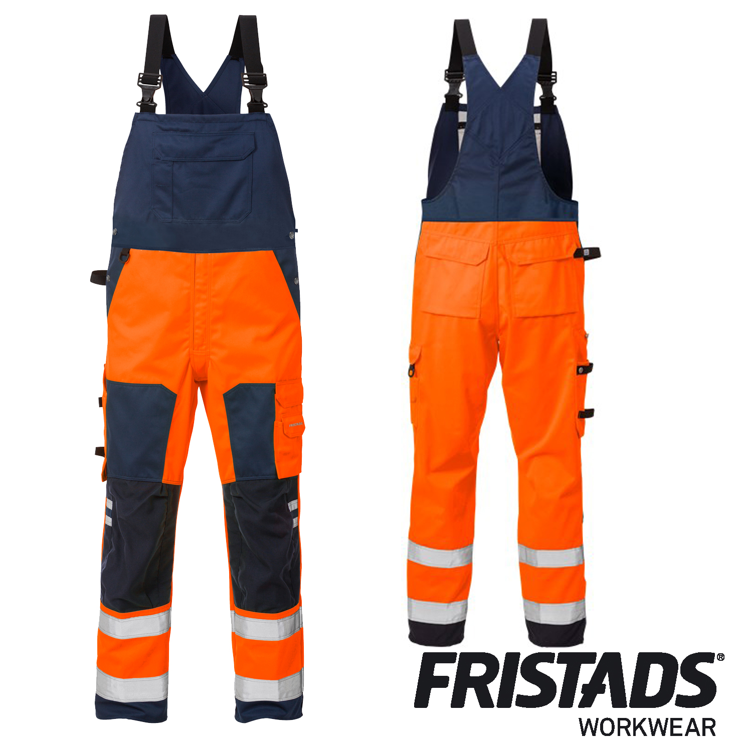 Fristads® High Vis Latzhose Kl. 2 1015 PLU