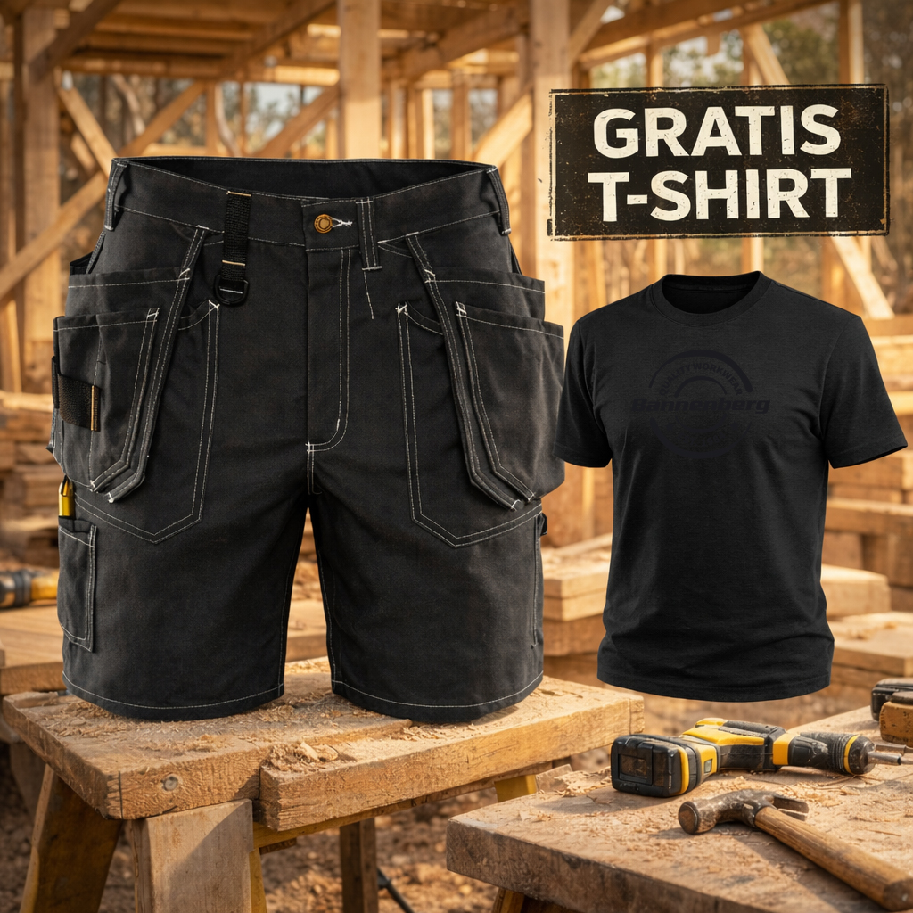 Fristads Handwerkershorts 275 FAS | Baumwolle | Classics + T-Shirt
