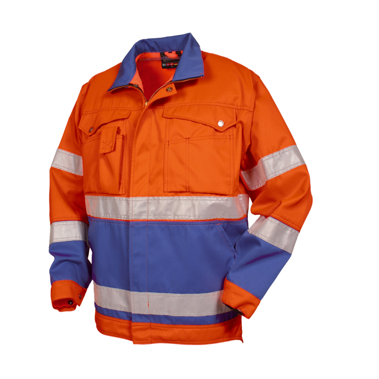 TRANEMO® Bundjacke 4731 HiVis orange/blau