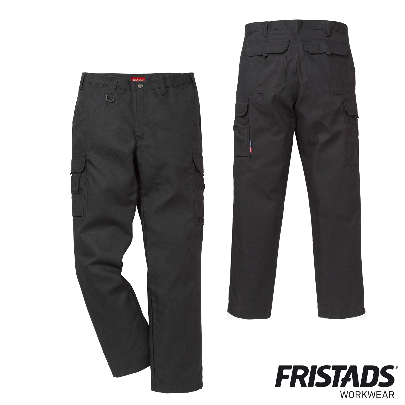 Fristads® Servicehose 235 CS | Strapazierfähig & bequem | Schwarz