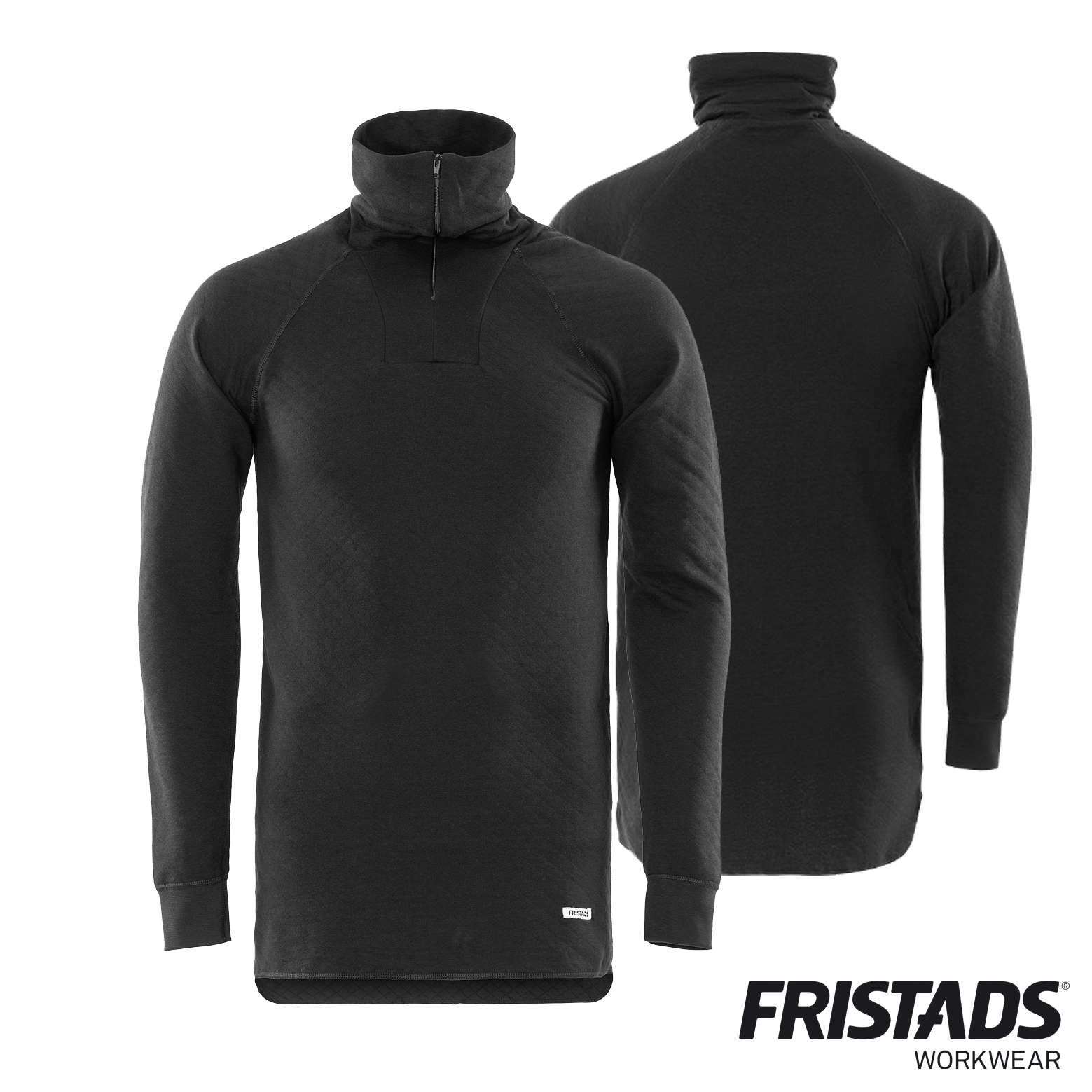 Fristads® Zipper-T-Shirt Langarm 742 PC | Funktionsshirt mit Reißverschluss