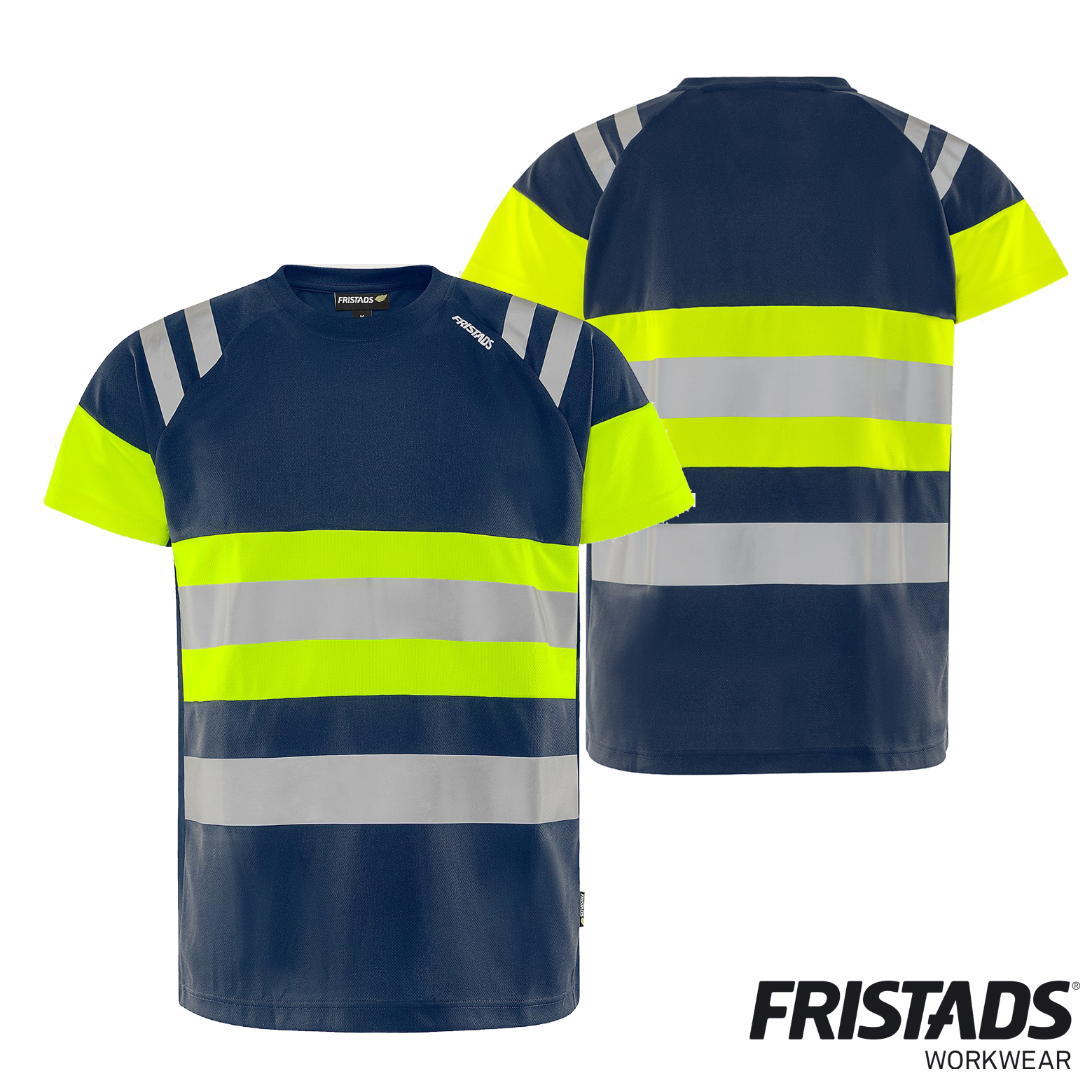 Fristads Warnschutz T-Shirt Kl.1 7880 GPST | High Vis & atmungsaktiv – Bild 2