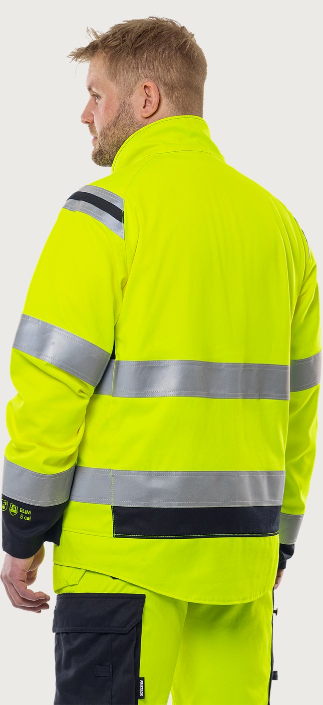 Fristads® Flamestat High Vis Stretchjacke Kl.3 | Multinorm Flammschutzjacke – Bild 2