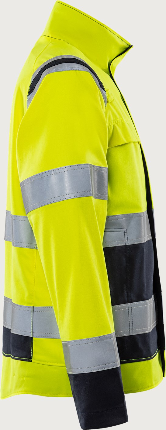 Fristads® Flamestat High Vis Stretchjacke Kl.3 | Multinorm Flammschutzjacke – Bild 6