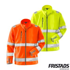 Fristads High Vis Fleecejacke 4400 FE | Warnschutz Fleecejacke Kl.3