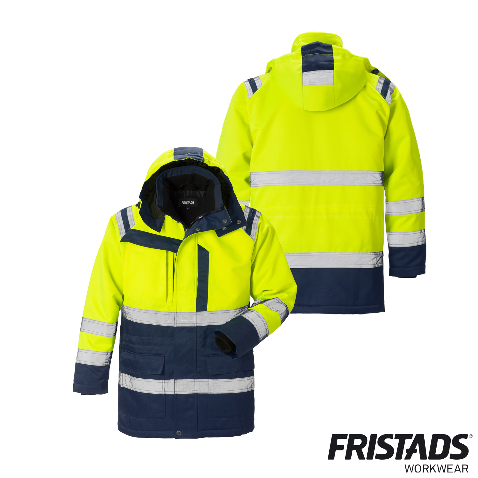 Fristads High Vis Winterparka 4042 PP | Warnschutz Winterjacke Kl.3 – Bild 5