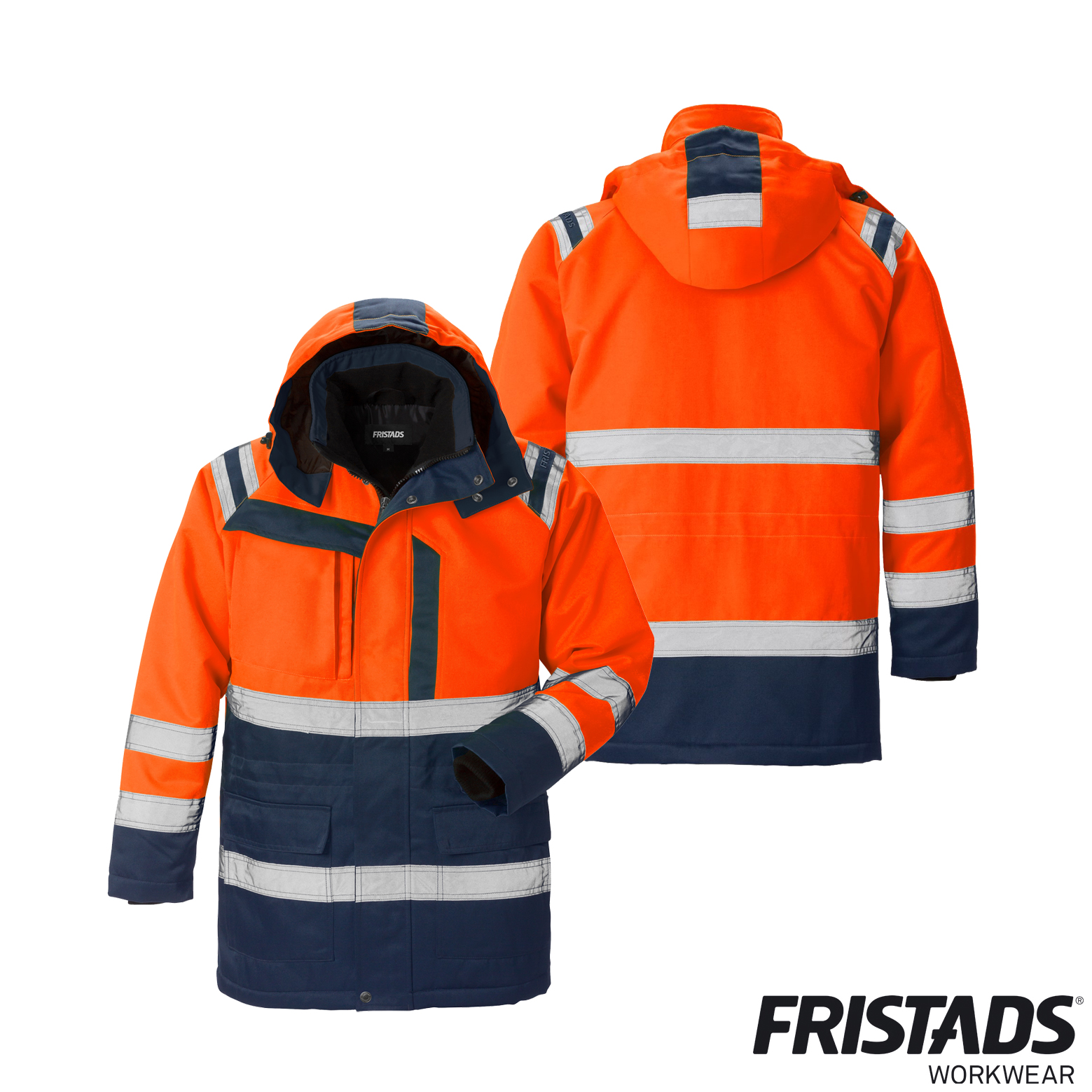 Fristads High Vis Winterparka 4042 PP | Warnschutz Winterjacke Kl.3 – Bild 4