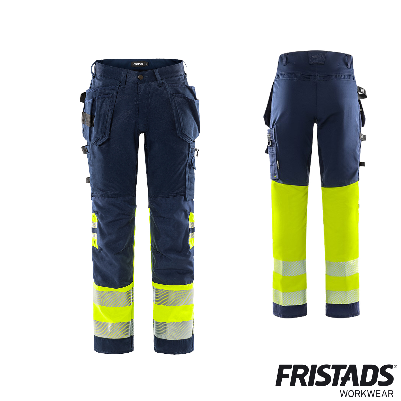 Fristads High Vis Handwerker Stretch-Hose 2706 PLU | Kl.1 – Bild 5