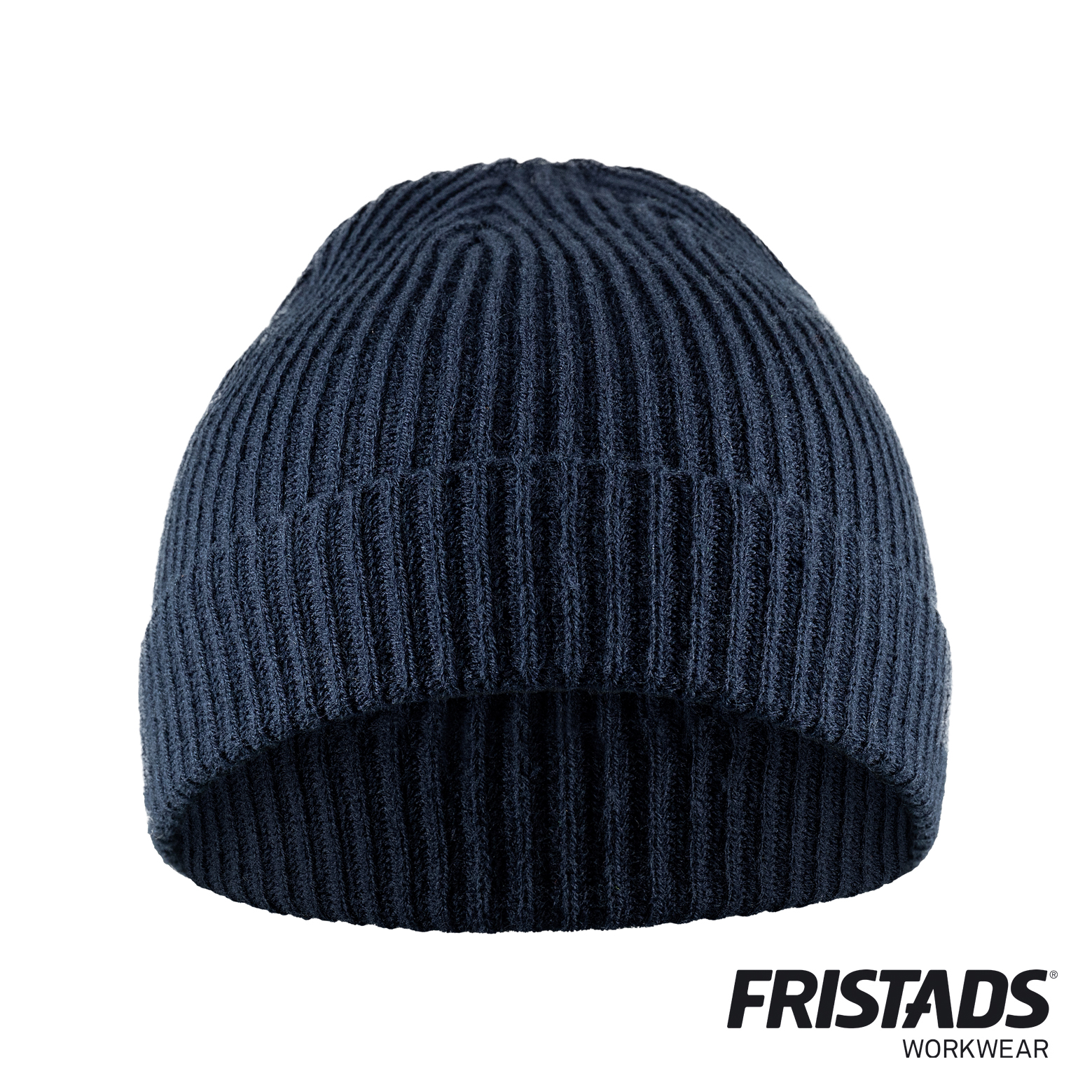 Fristads Strickmütze 9134 AM | Marineblau mit Umschlag